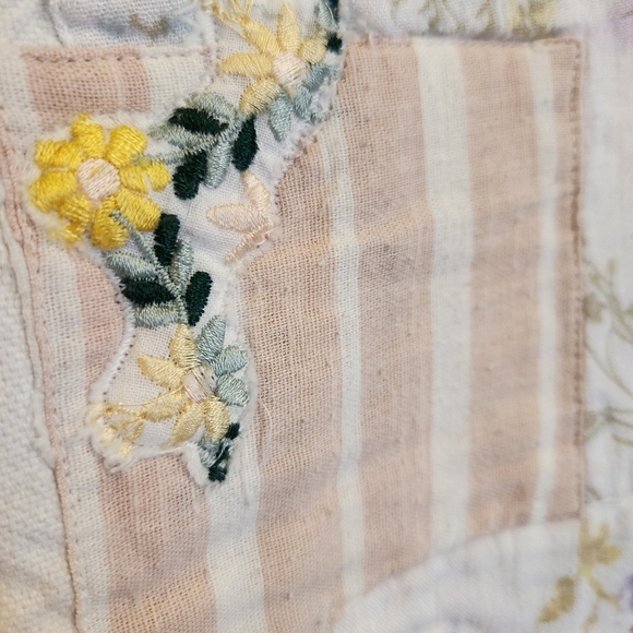 FREE PEOPLE WE THE FREE LOVE ALIVE HIGH RISE PATCHWORK BOYFRIEND JEAN SIZE 29 - Picture 11 of 16